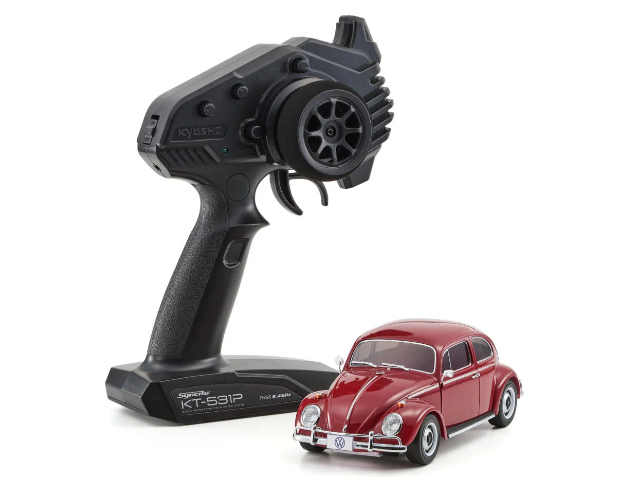 Kyosho MR-04 RWD Mini-Z Readyset w/Volkswagen 1300 Beetle 1966 Body (Ruby Red)