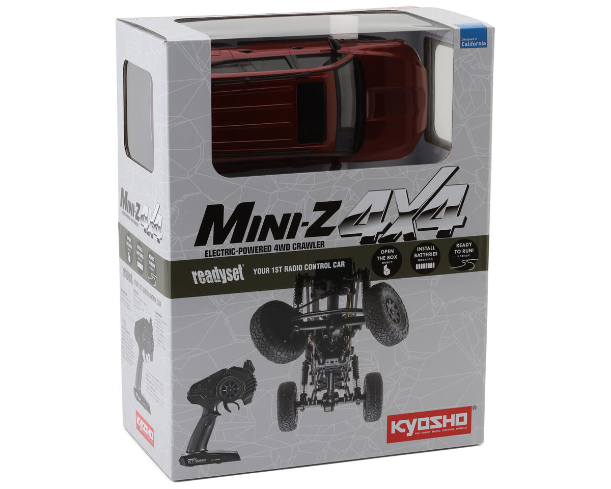 Kyosho MX-01 Mini-Z 4x4 Readyset w/Toyota Land Cruiser 300 GR Body (Red)