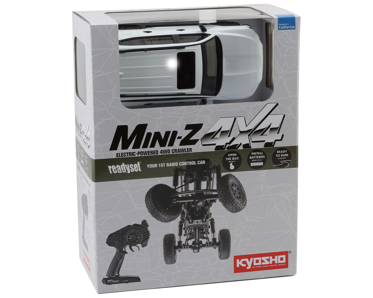Kyosho MX-01 Mini-Z 4x4 Readyset w/Toyota Land Cruiser 300 GR Body (White/Black)