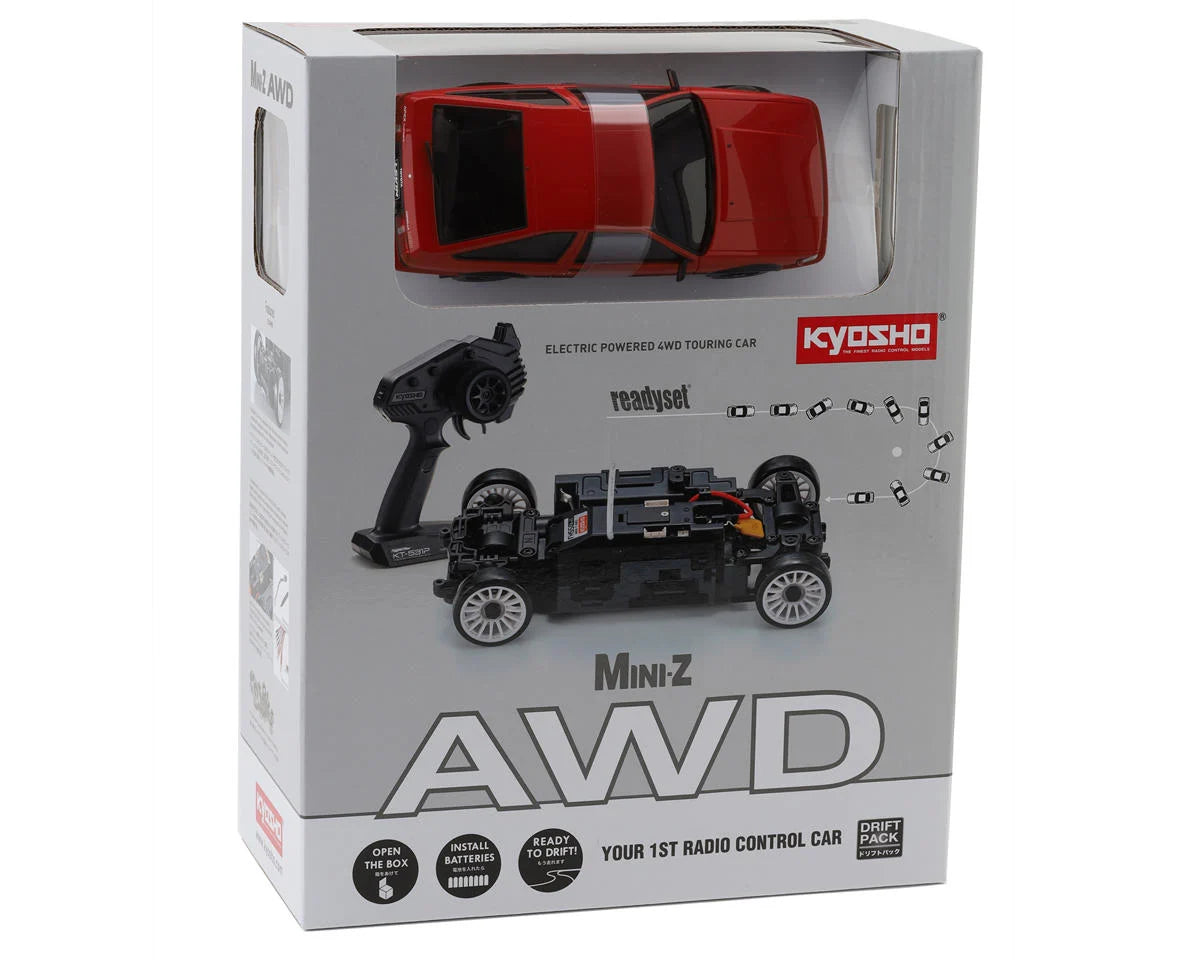 Kyosho MA-020 Mini-Z AWD ReadySet with Toyota Corolla Levin AE86 Body (Red/Black)