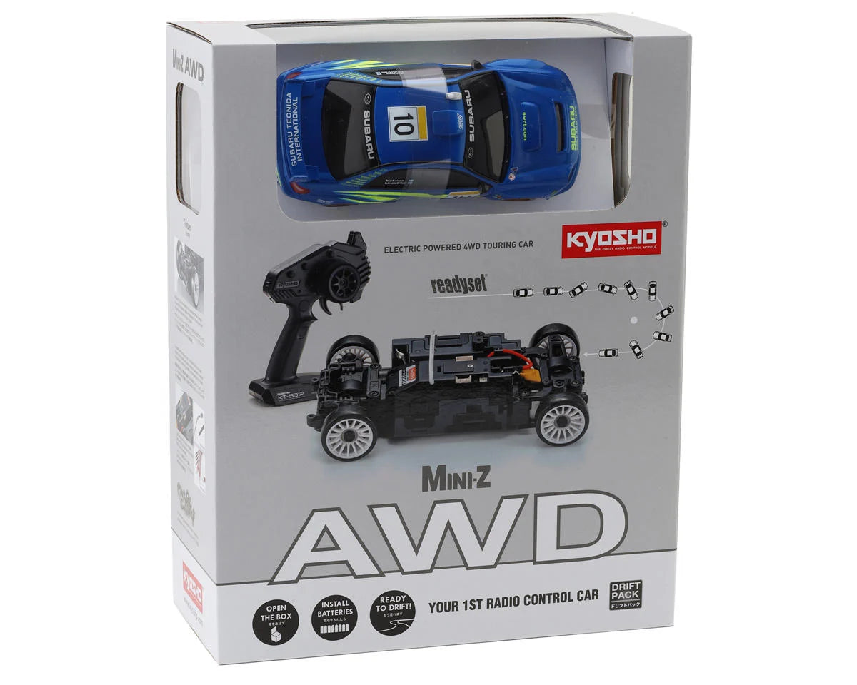 Kyosho MA-020 Mini-Z AWD ReadySet with Subaru Impreza WRC 2002 Body