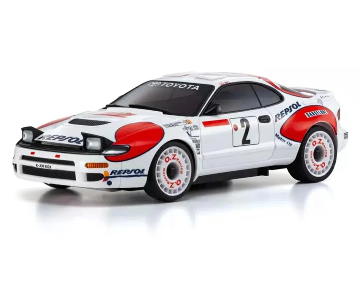 Kyosho MA-020 AWD Mini-Z ReadySet w/1992 WRC Toyota Celica GT-Four Turbo Body (White/Red)