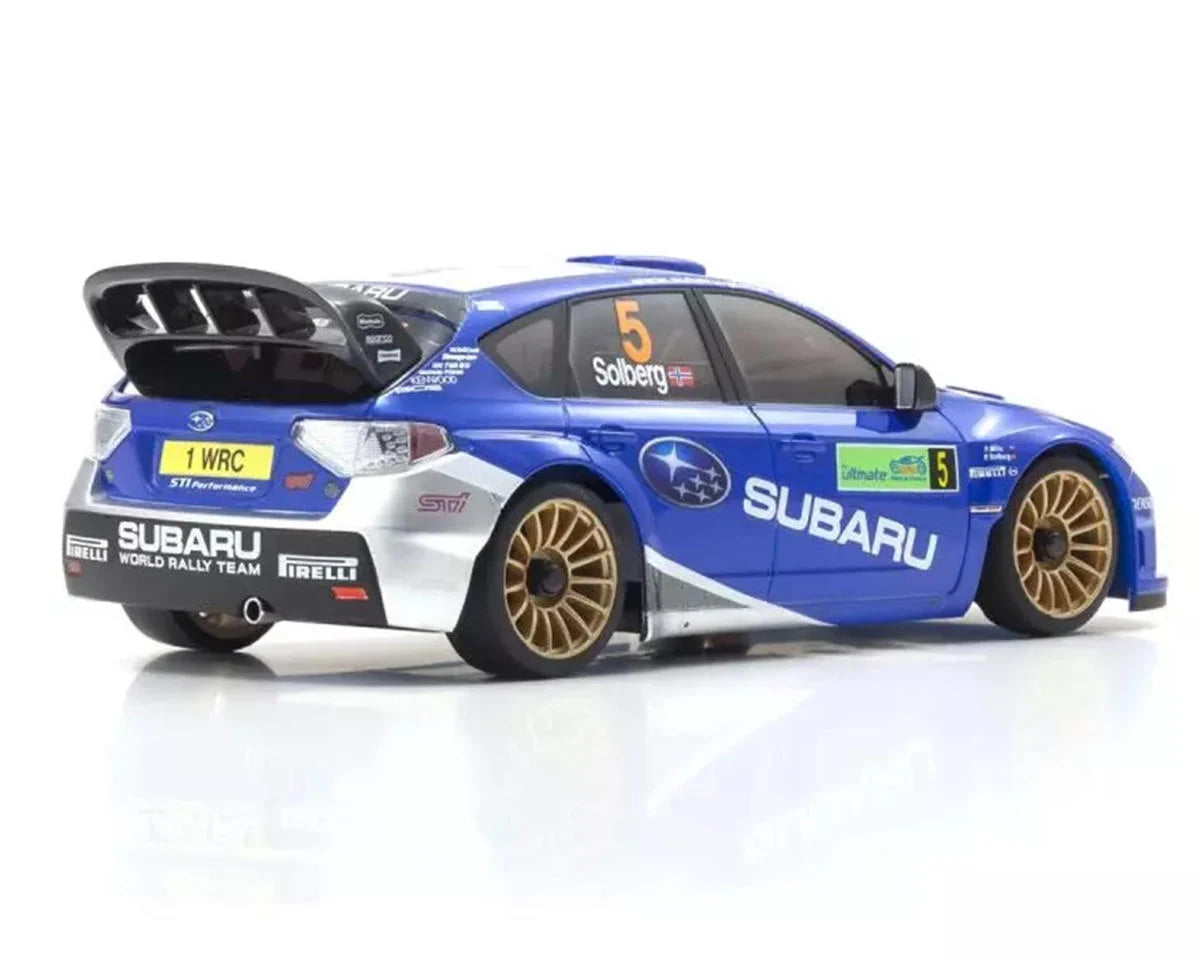Kyosho MA-020 AWD Mini-Z ReadySet w/2008 Subaru Impreza WRC Rally Body (White/Blue)