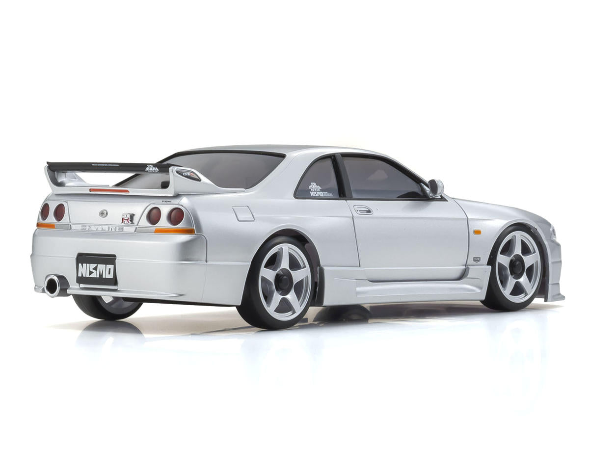Kyosho MA-020 AWD Mini-Z ReadySet w/Nissan Skyline GT-R R33 Nismo Body (Spark Silver)