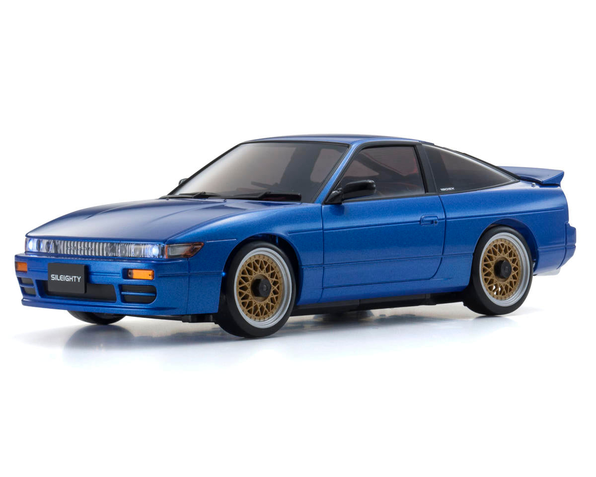 Kyosho MA-020 AWD Mini-Z ReadySet w/Nissan Sileighty Body (Blue)