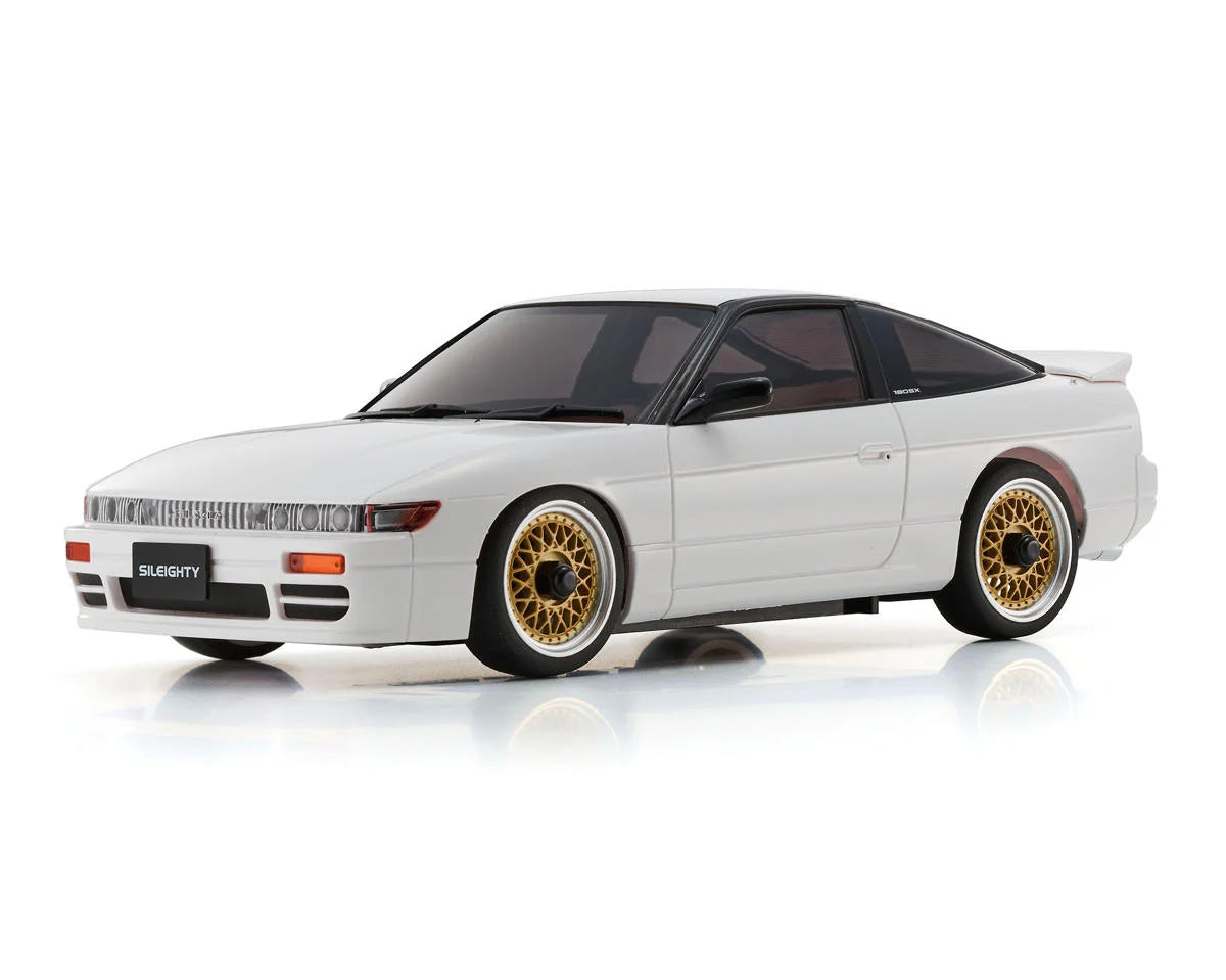 Kyosho MA-020 AWD Mini-Z ReadySet w/Nissan Sileighty Body (White)