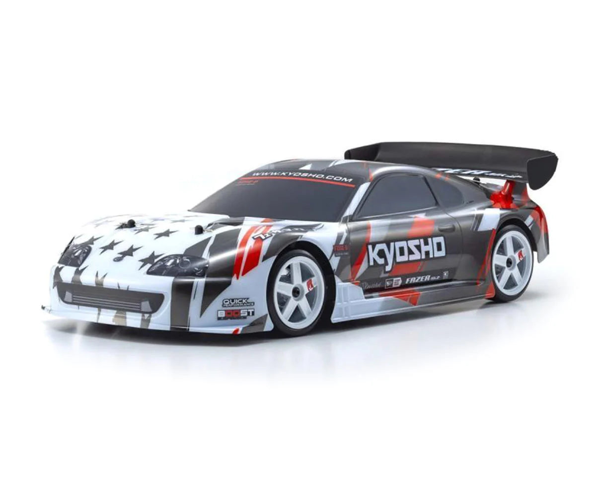 Kyosho Fazer Mk2 FZ02-D Toyota Supra A80 4WD 1/10 RTR Touring Car w/Syncro KT-231P+ 2.4GHz Radio (White)