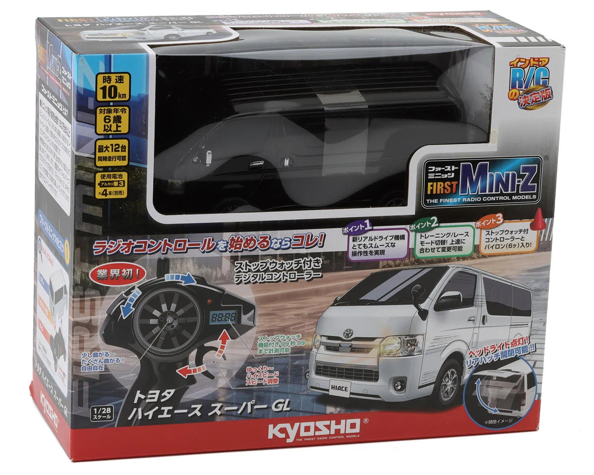 Kyosho First Mini-Z RWD ReadySet w/Hi-Ace Super GL Body (Black)