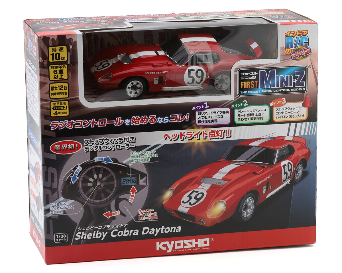 Kyosho First Mini-Z RWD ReadySet w/Shelby Cobra Daytona Body (Red)