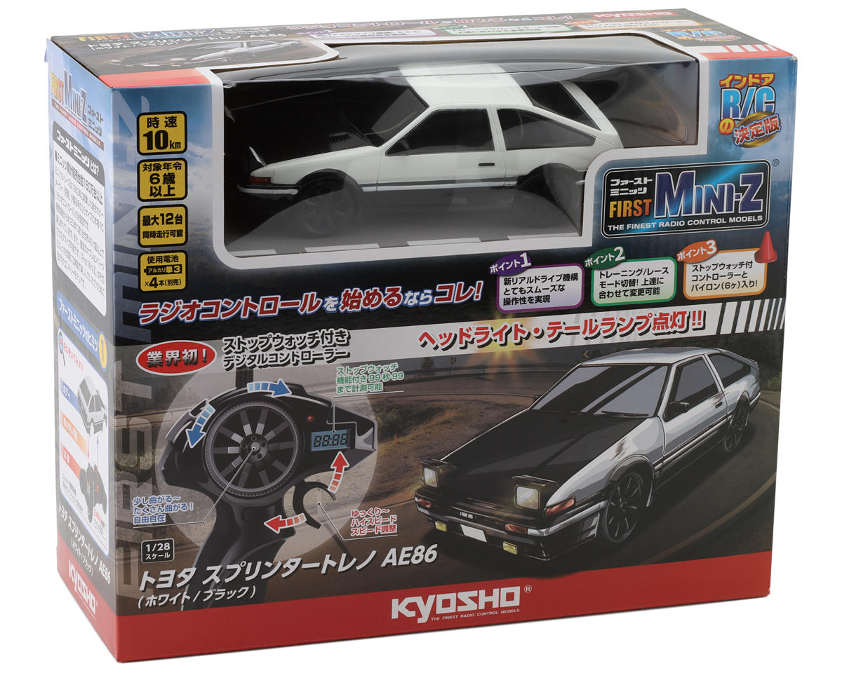 Kyosho First Mini-Z RWD ReadySet w/Trueno AE86 Body (White)