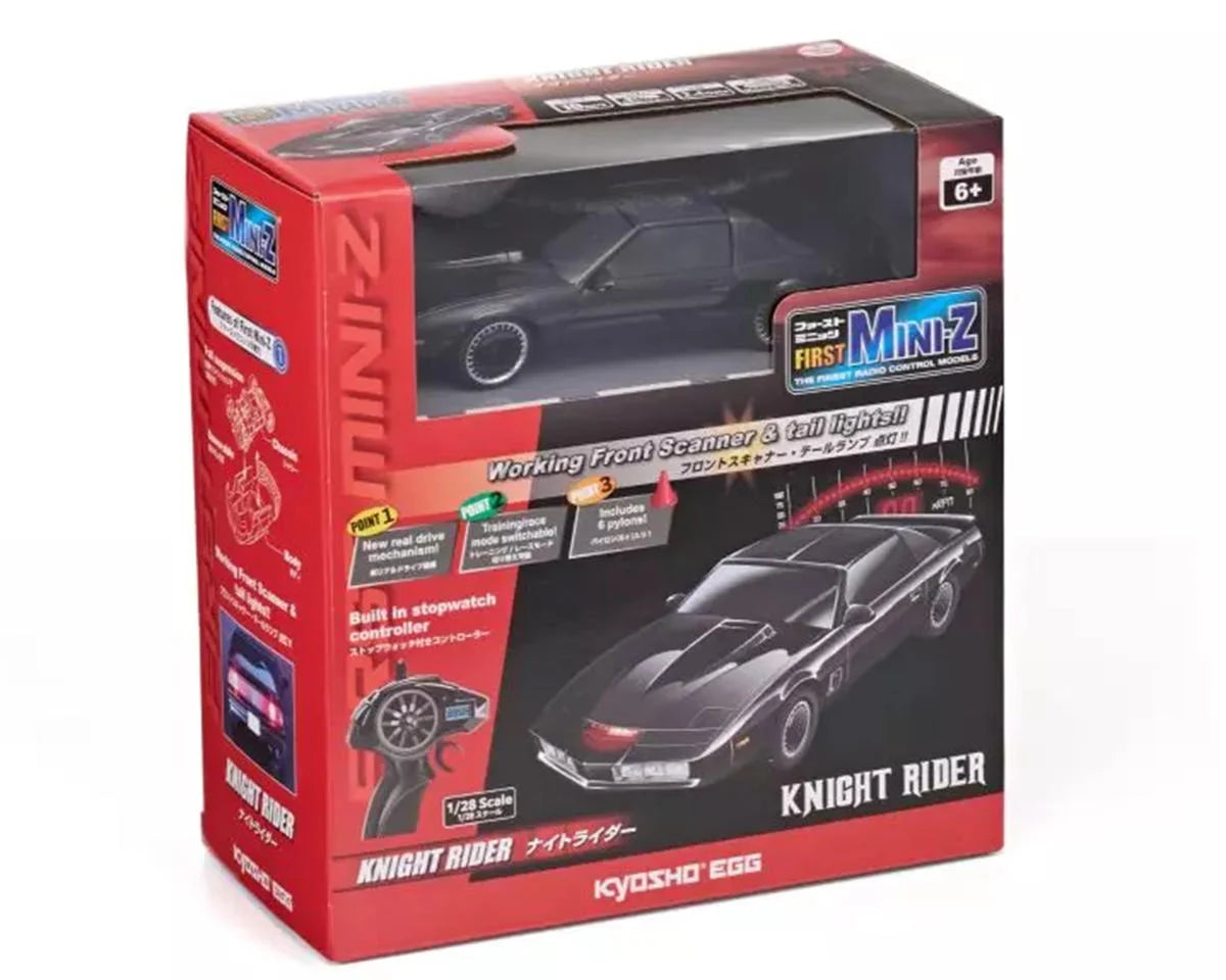 Kyosho First Mini-Z RWD ReadySet w/Knight Rider K2000 (K.I.T.T.) Body w/2.4GHz Radio