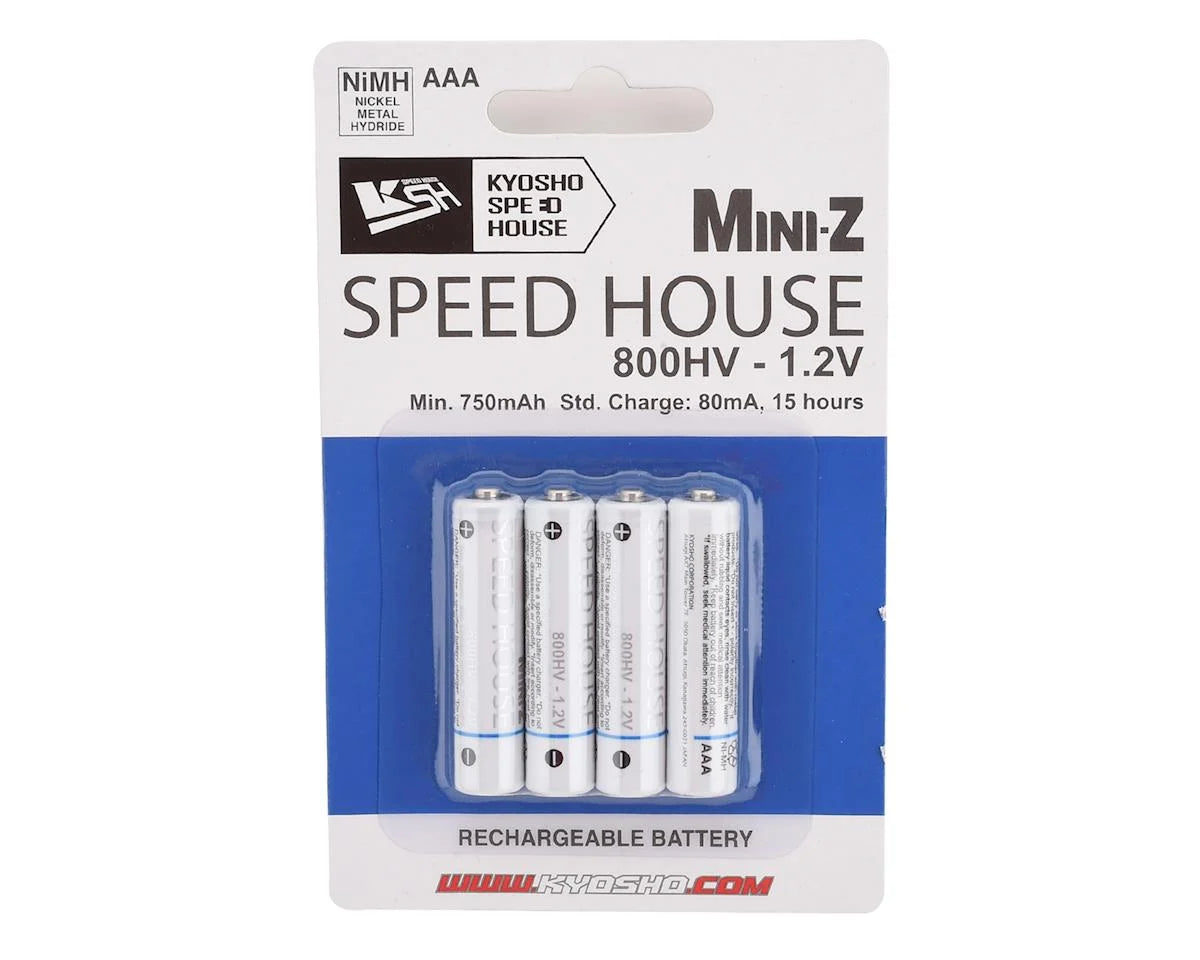 Baterías Speed ​​House 800HV NiMh para Mini-Z, (4)