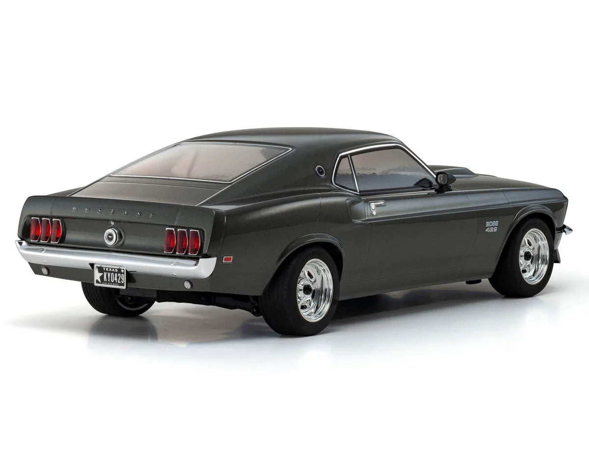 Kyosho 1/10 Readyset 4WD FAZER Mk2 1969 Ford Mustang Boss 429 (Black Jade)