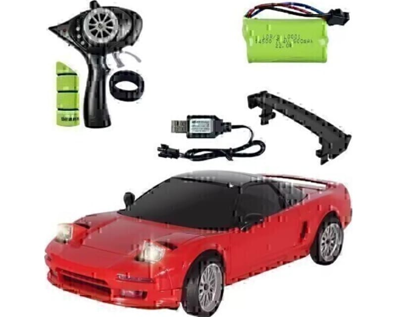 LDRC 1/18 NSX RWD Gyroscope Wireless RC Drift Car (Red)
