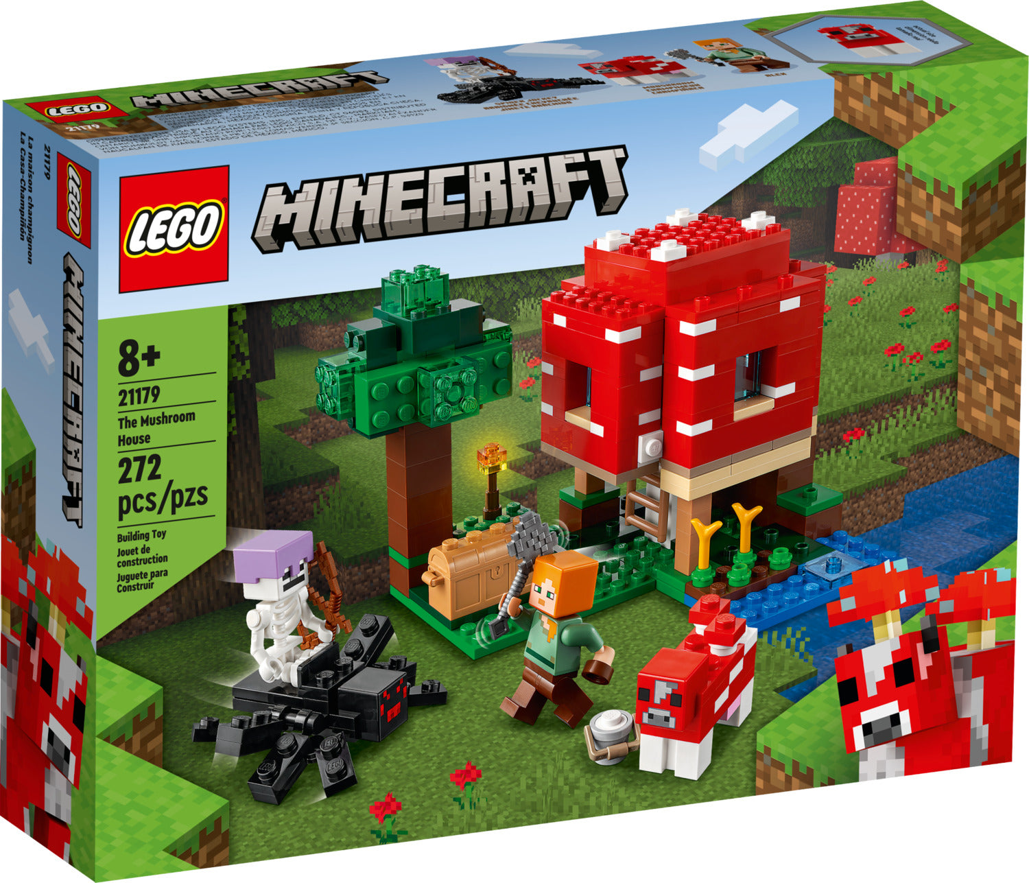LEGO® Minecraft: The Mushroom House