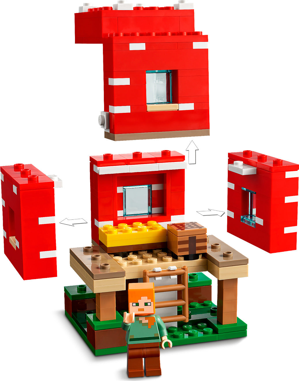 LEGO® Minecraft: The Mushroom House