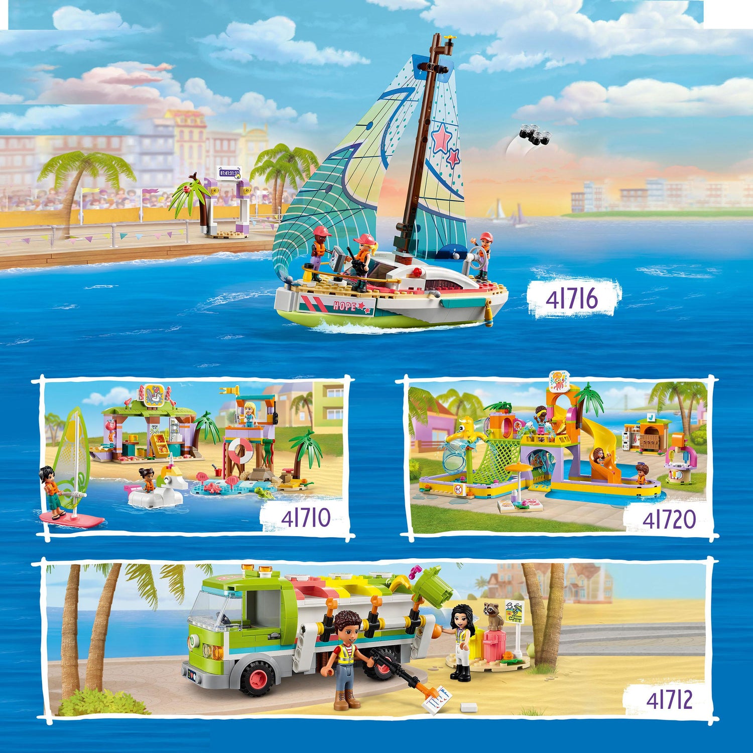 LEGO® Friends Surfer Beach Fun Summer Set