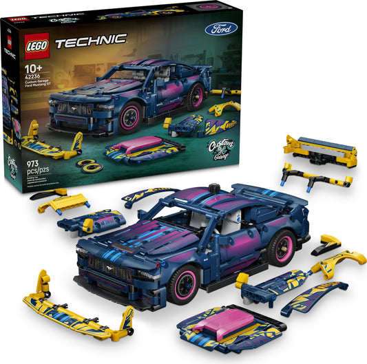 LEGO® Technic™ Custom Garage Ford Mustang GT Car