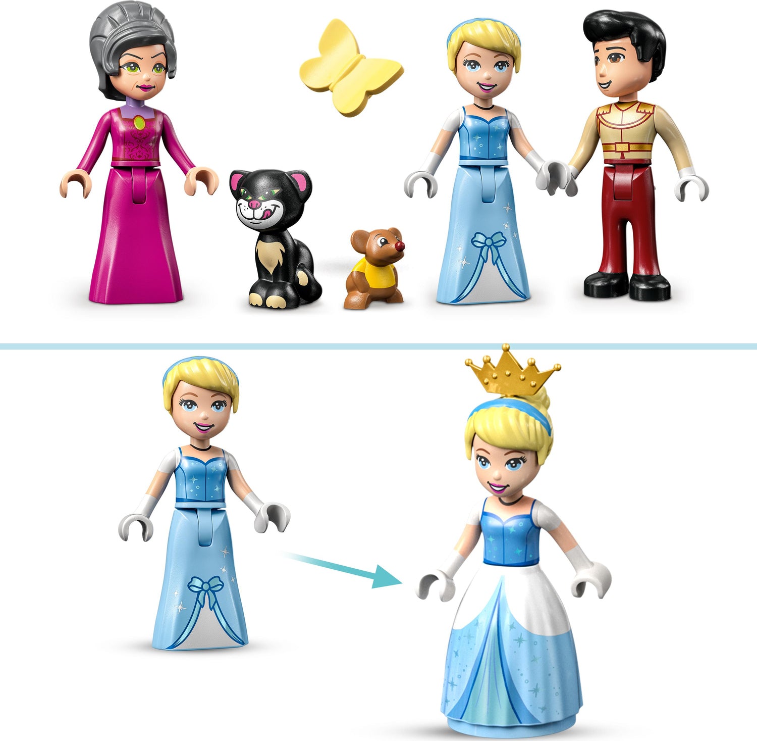 LEGO® Disney Cinderella & Prince Charming's Castle Set