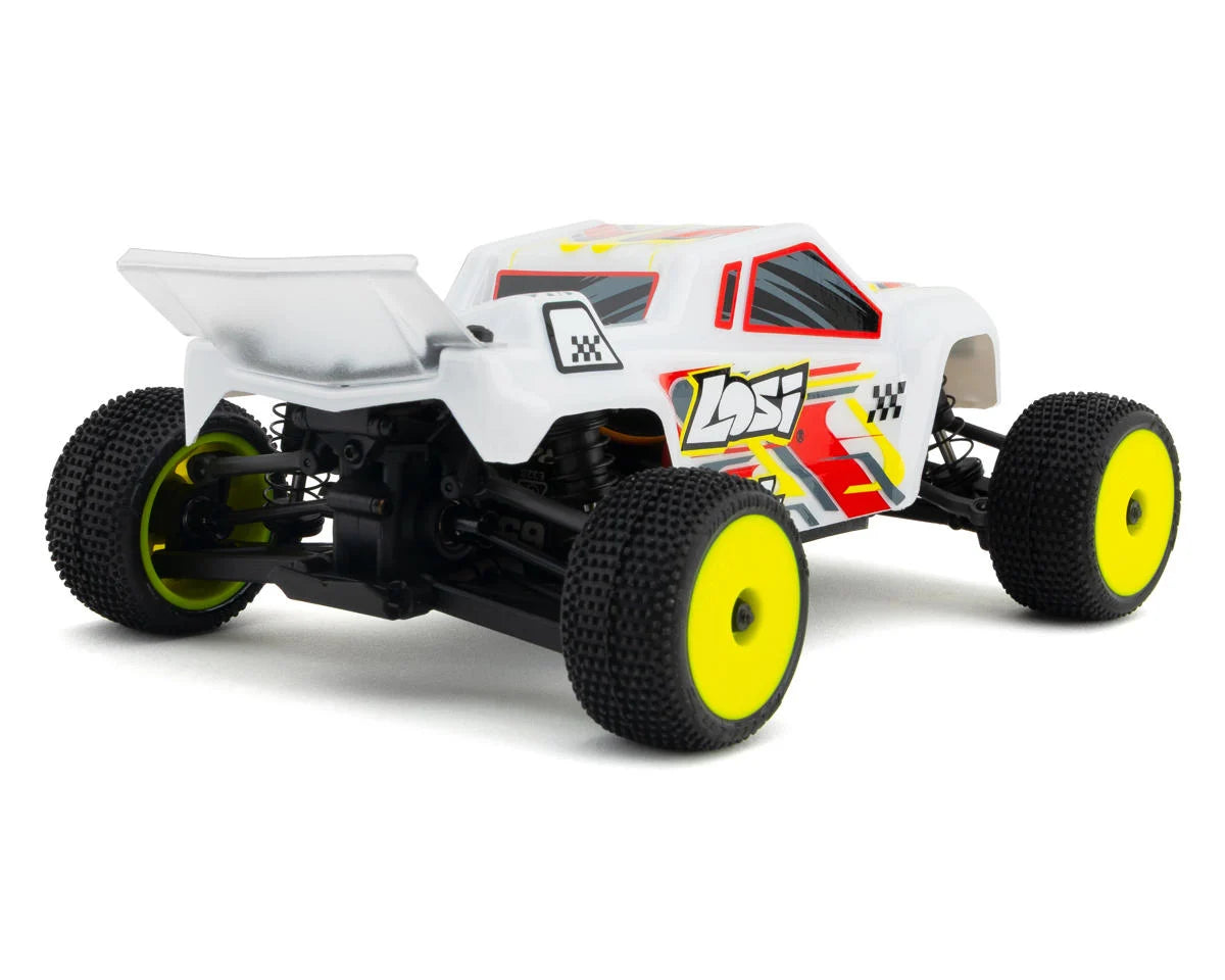 Losi Micro-T 1/28 RTR 2WD Stadium Truck (White) w/2.4GHz Radio, Battery & Charger