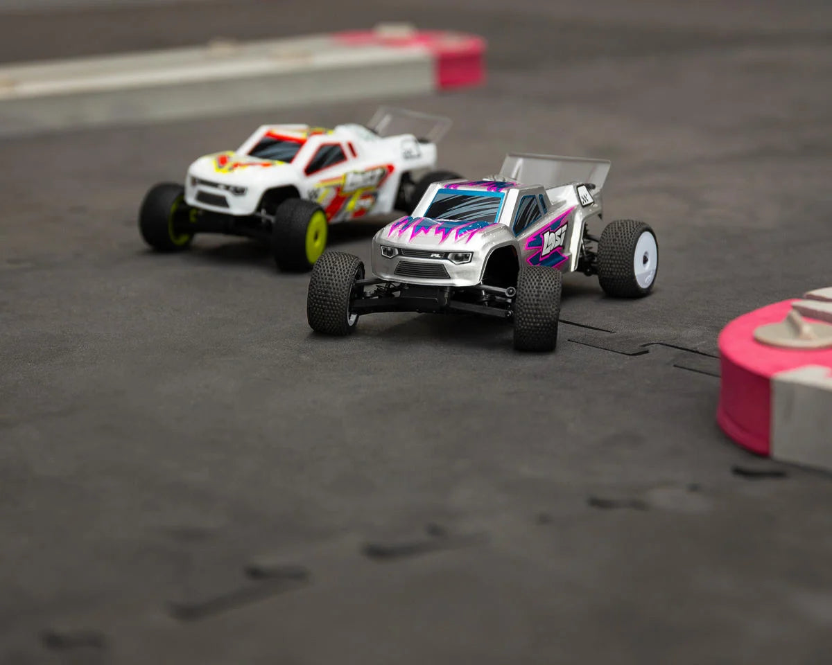 Losi Micro-T 1/28 RTR 2WD Stadium Truck (Silver) w/2.4GHz Radio, Battery & Charger