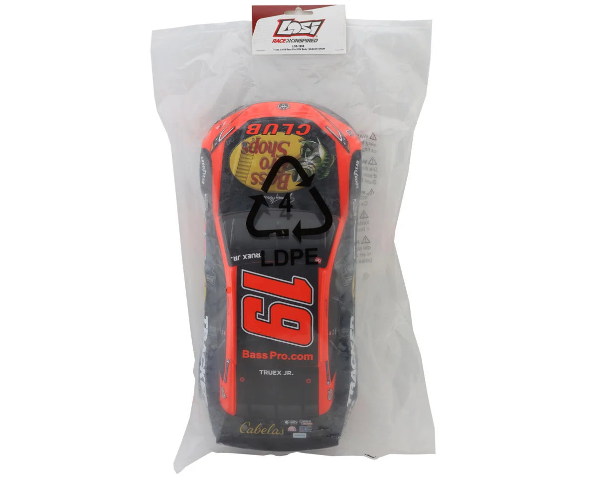 Losi NASCAR Martin Truex Jr. #19 Bass Pro Shops 2024 Toyota Camry Pre-Painted Body