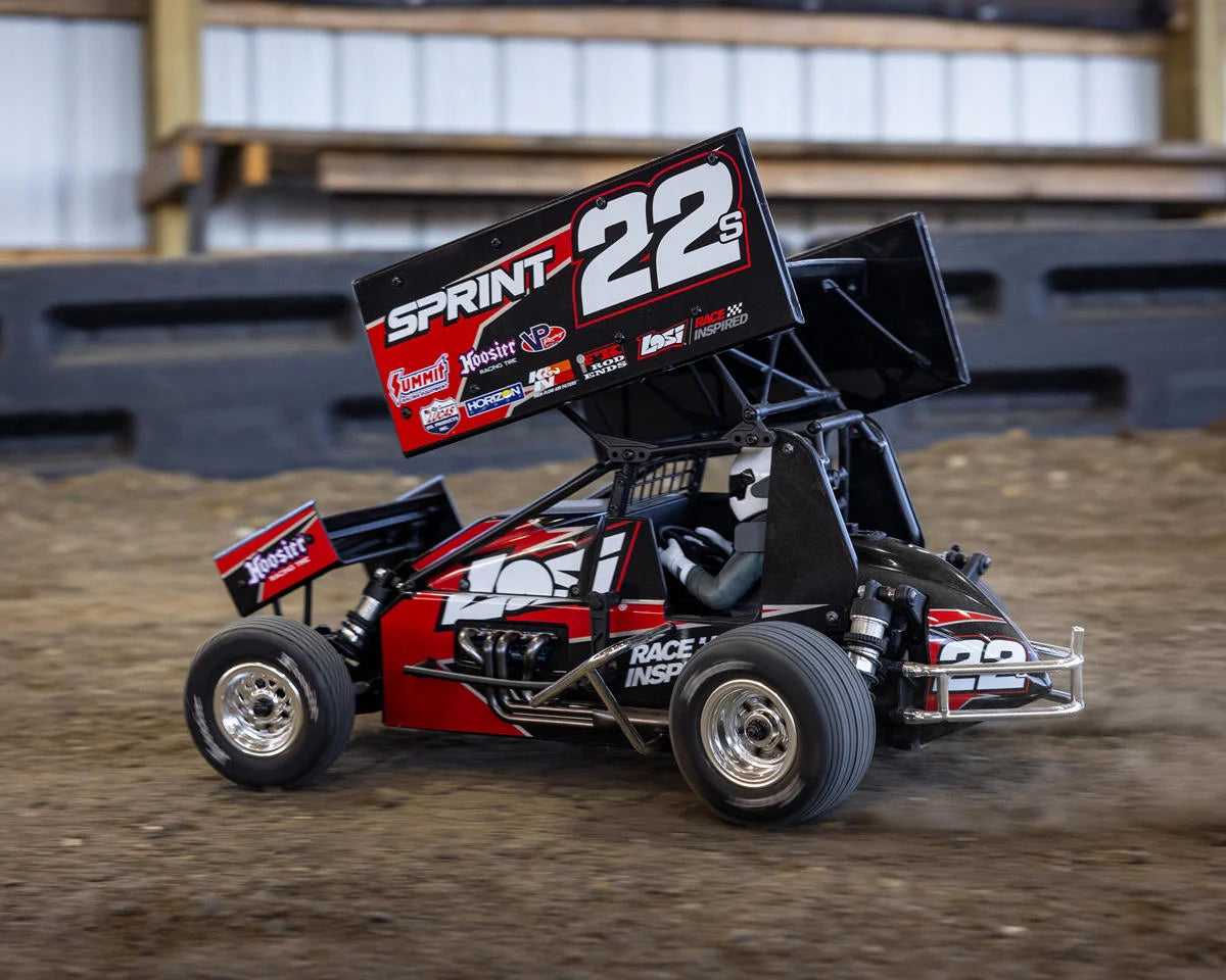 Losi 1/10 22S Sprint 2WD Brushless RTR (Battery & Charger Included), Red