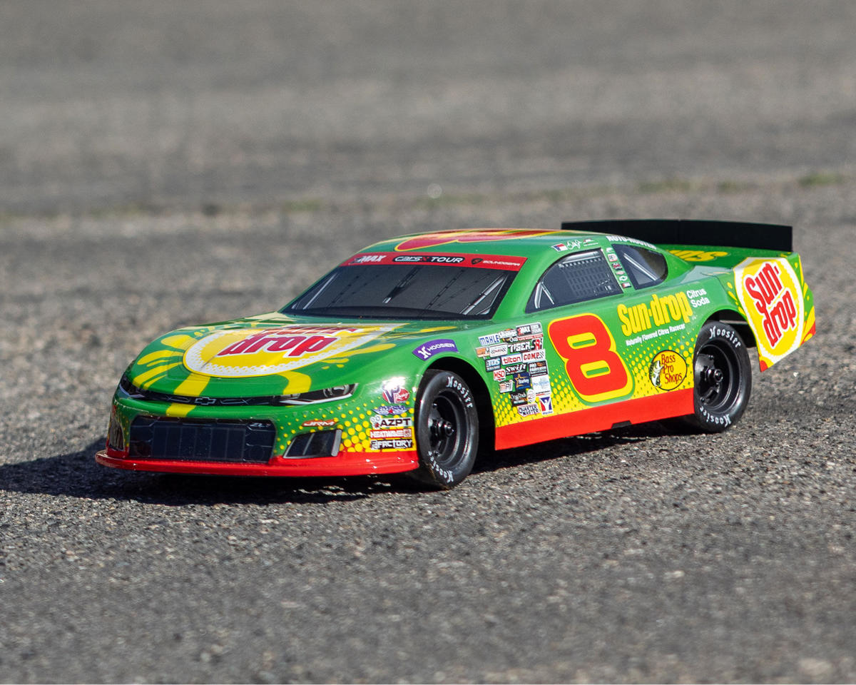 Losi 1/12 Chevrolet ZL1 Asphalt Late Model Grom AWD RTR On-Road Car (Sun Drop)