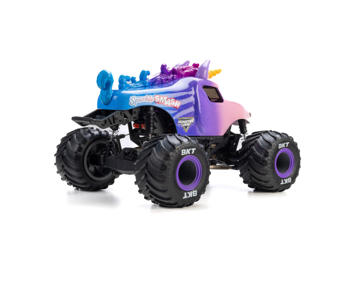 Losi 1/18 Mini LMT 4x4 Brushed RTR Monster Truck (Sparkle Smash) w/SLT2 2.4GHz Radio, Battery & Charger