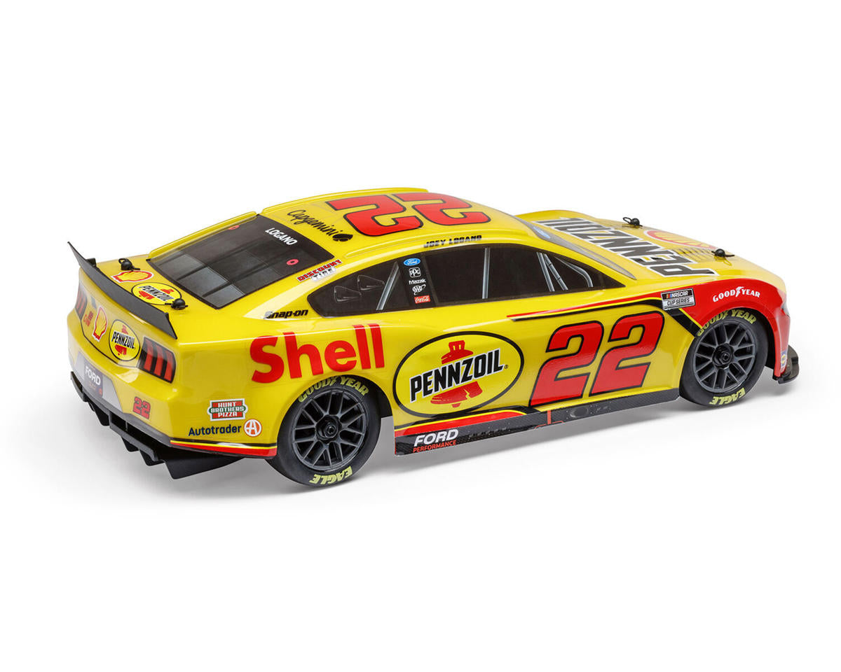 Losi NASCAR #22 Ford Mustang 1/12 2S AWD RTR On-Road Car (Joey Logano) w/2.4GHz Transmitter, Battery, & Charger