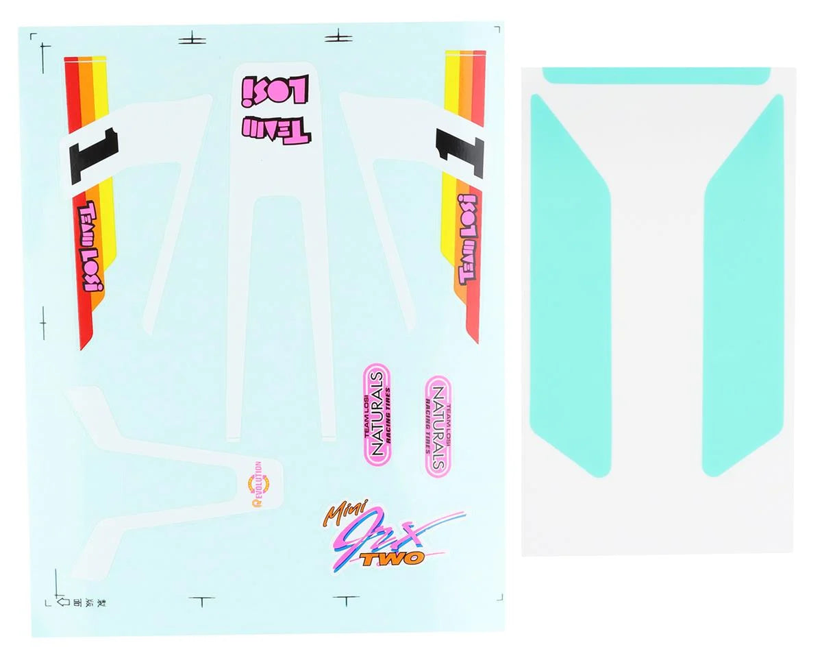 Losi Mini JRX2 Body & Wing (Clear)