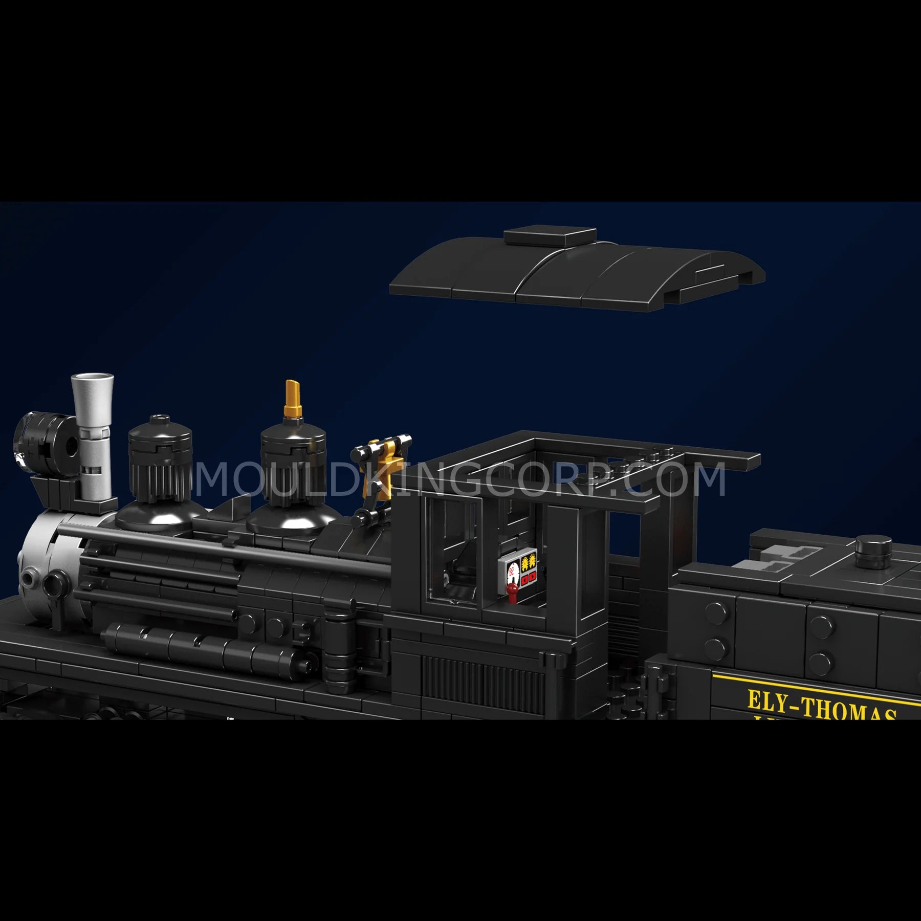 Mould King Shay-type Steam Locomotive Building Block Set