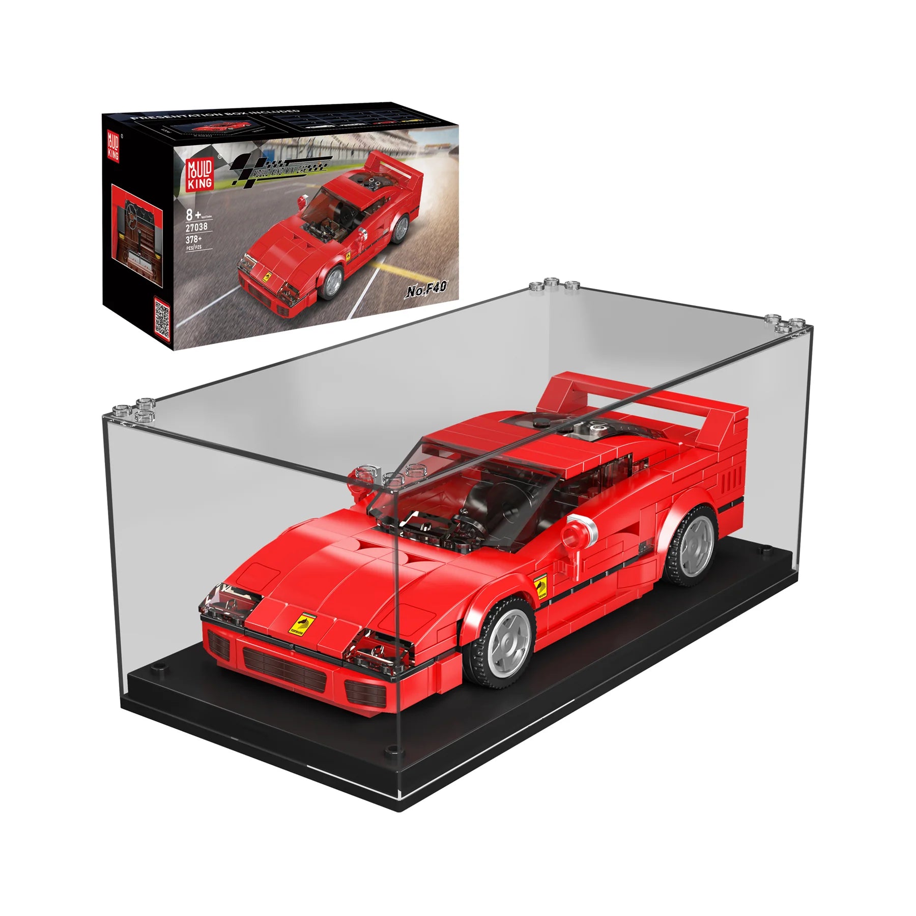 Mould King Rosso Corsa F40 Car Building Block Set