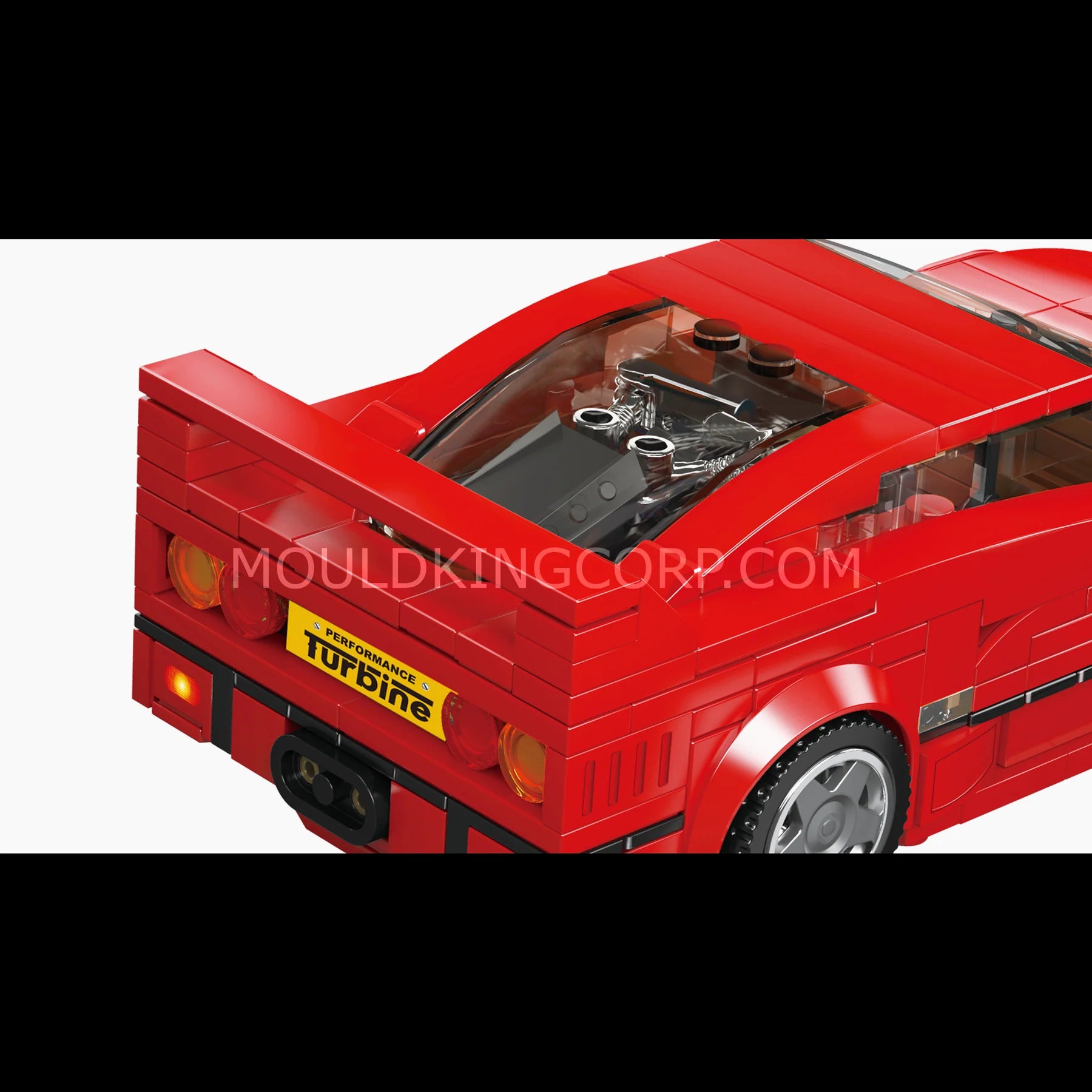 Mould King Rosso Corsa F40 Car Building Block Set