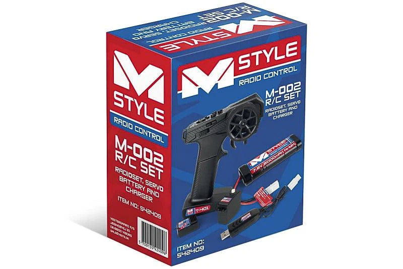 Mstyle R/C Radioset, Servo, Battery and Charger Set