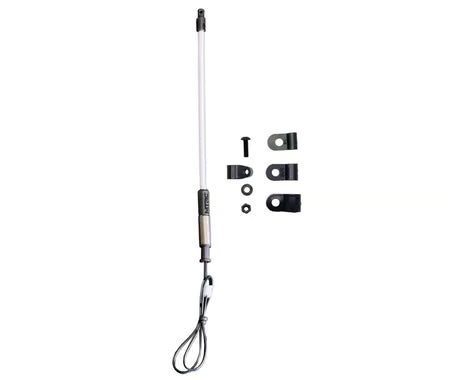 MyTrickRC TrickWhip2 Super Bright Scale Whip Light Tube (Blue) (130mm) w/12V-3V Voltage Regulator & Receiver Cable