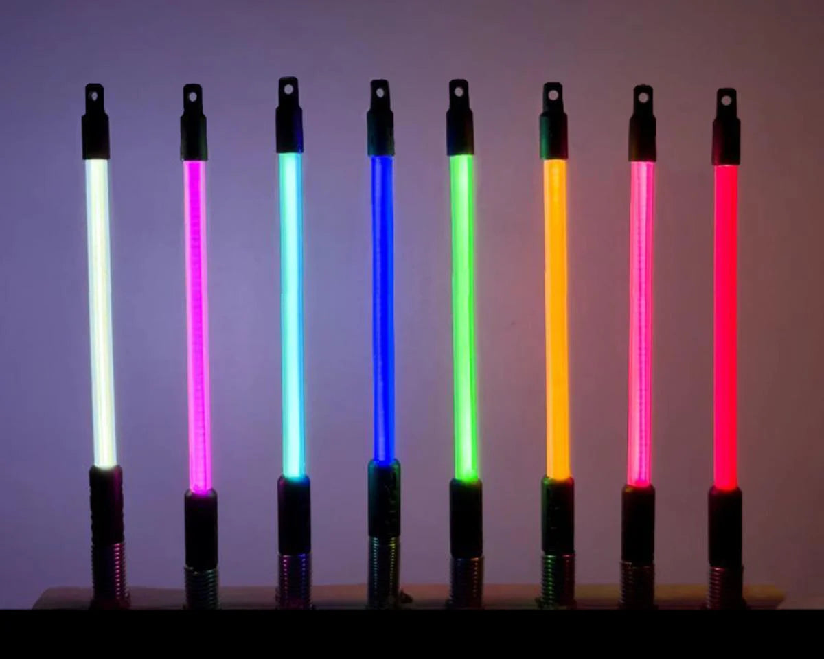 MyTrickRC TrickWhip2 Super Bright Scale Whip Light Tube (Blue) (130mm) w/12V-3V Voltage Regulator & Receiver Cable