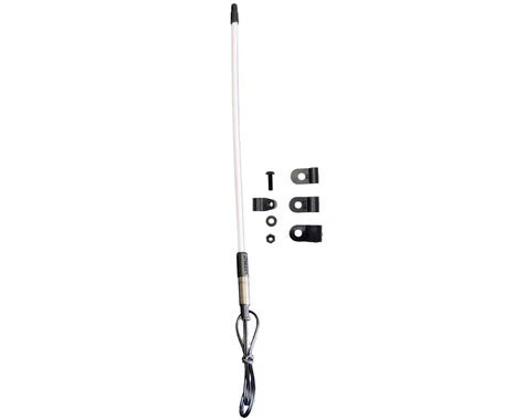 MyTrickRC TrickWhip2 Super Bright Scale Whip Light Tube (White) (200mm) w/12V-3V Voltage Regulator & Receiver Cable