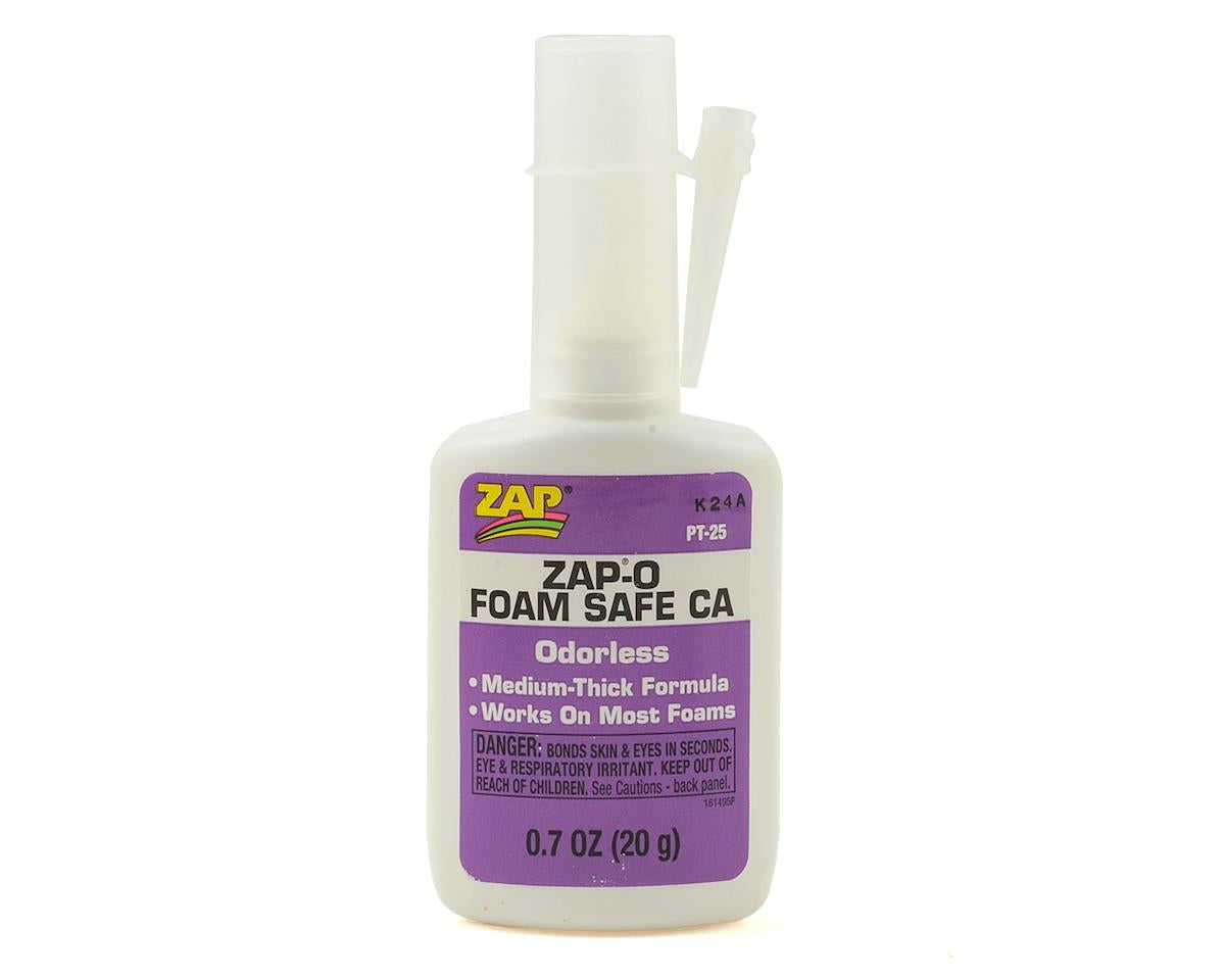 Pacer Technology Zap-O Odorless Foam Safe CA Glue (Medium-Thick)