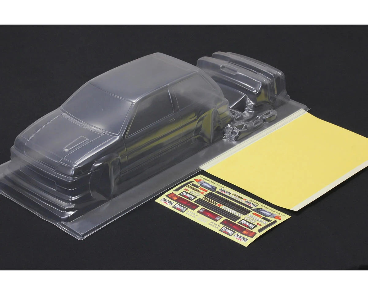 Pandora RC 1/10 Honda Civic Si “Wonder Civic” Drift Body Set (Clear) (257-260mm)