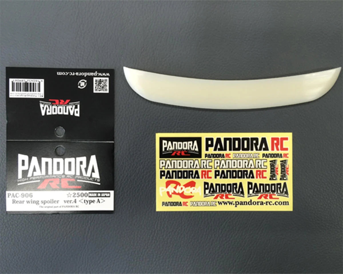 Pandora RC 1/10 Scale Resin Rear Wing (V4) (Type A) (Miniature Scale Drift Accessory)