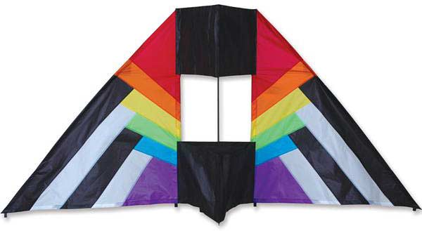 5.5 ft. Box Delta Kite - Rainbow Spectrum
