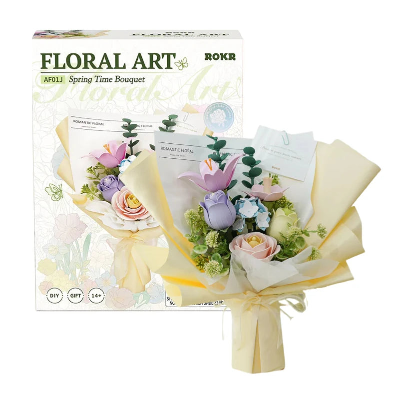 ROKR Spring Time Bouquet DIY 3D Puzzle Kit
