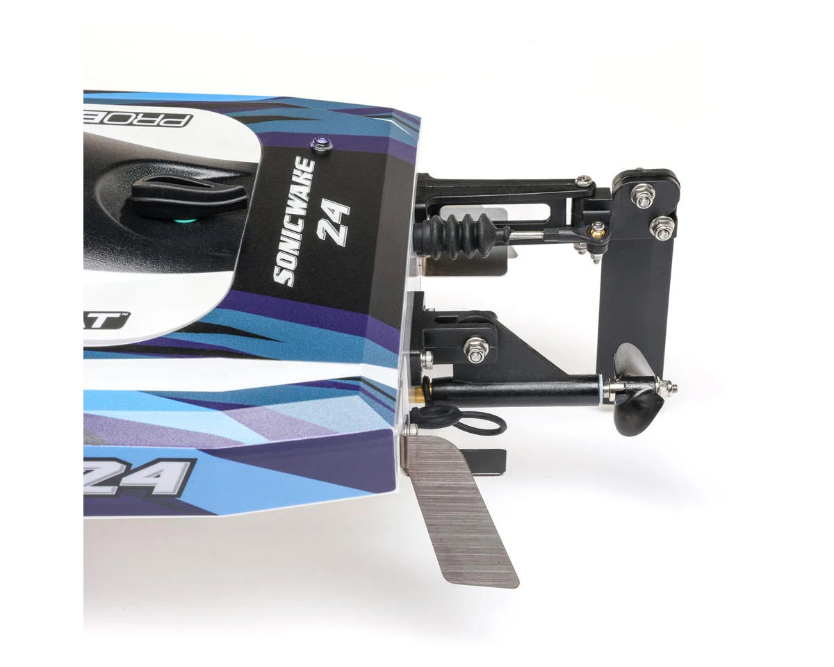 Pro Boat Sonicwake 24" Self-Righting RTR Deep-V Brushless Boat (Blue) w/SLT2 2.4GHz Radio, Battery & Charger