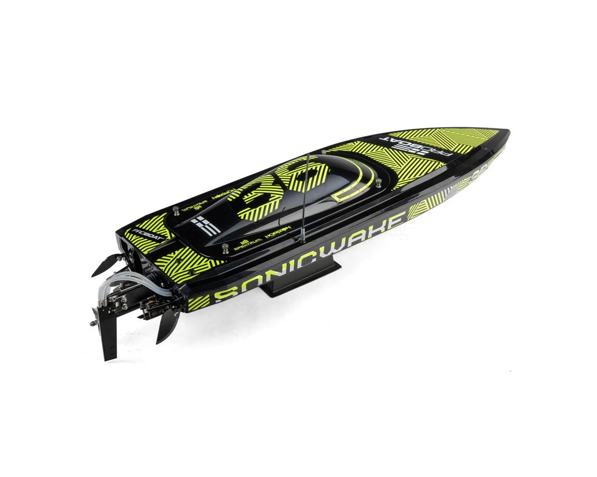 Pro Boat Sonicwake 36" V3 Self-Righting RTR V-Hull Brushless Boat (Black)