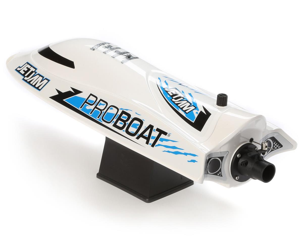 Jet Jam V2 12" Self-Righting Pool Racer Brushed RTR, White