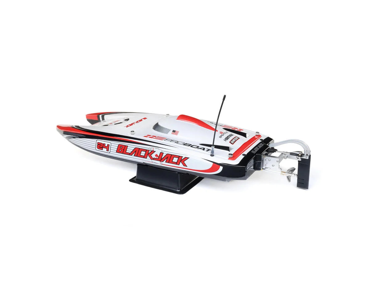 Pro Boat Blackjack 24" V2 RC Catamaran Boat Brushless: RTR, Vegas Offshore