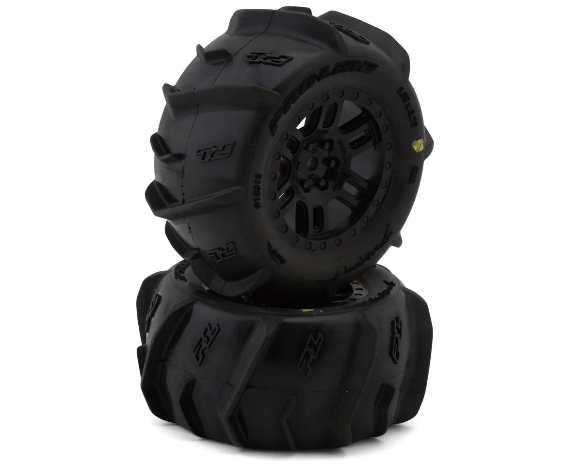 Pro-Line Arrma Mini Kraton Dumont Pre-Mounted Tires w/Split Six Wheels (Black) (2) w/12mm Hex