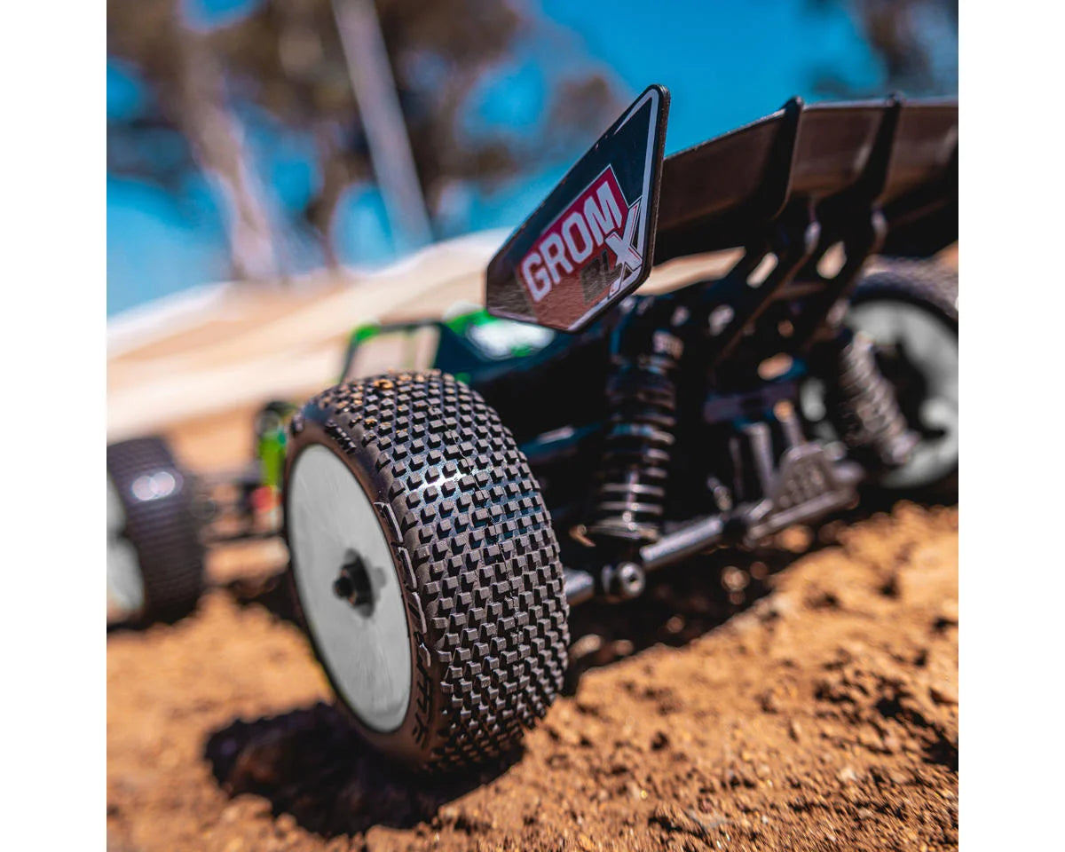 Pro-Line Hole Shot 3.0 1.9" Pre-Mounted Buggy Tire (White) (4) (M3) (Typhon Grom) w/Velocity Wheel