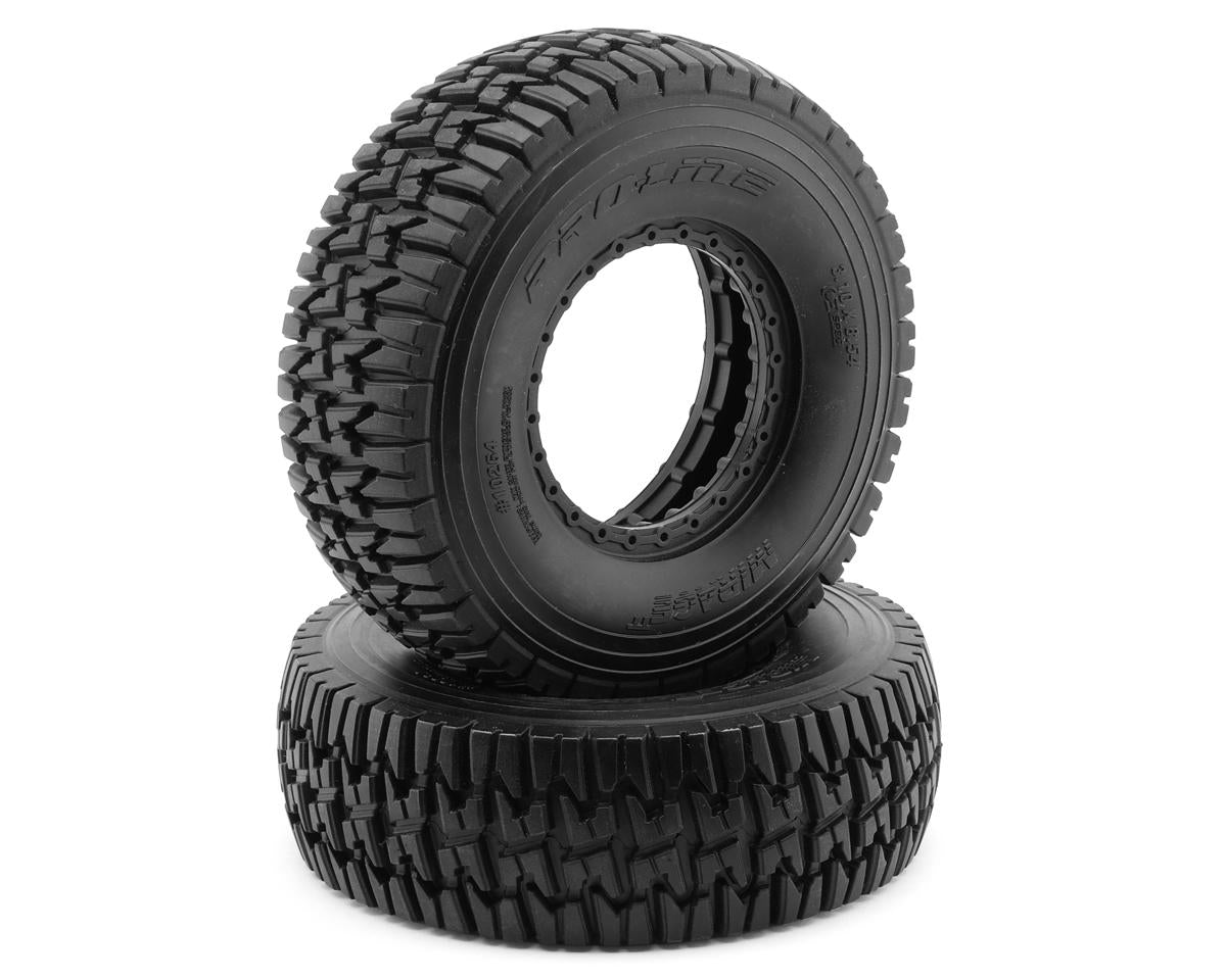 Neumáticos Dumont para arena/nieve 1/6 F/R 5,7" Neumáticos MTD 24 mm Black Raid (2)